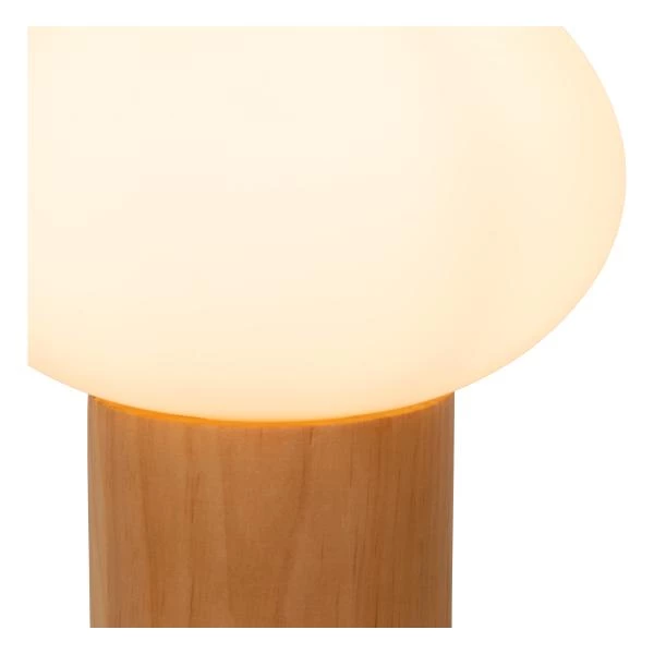 Lucide BIRTLE - Tischlampe - 1xE14 - Opal - detail 1
